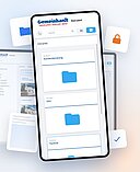 Dokumentenportal der Gemeinhardt AG auf Smartphone