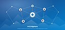MediSphere Keyvisual: vernetzte Ärzt:innen-Symbole vor Tiroler Bergsilhouette